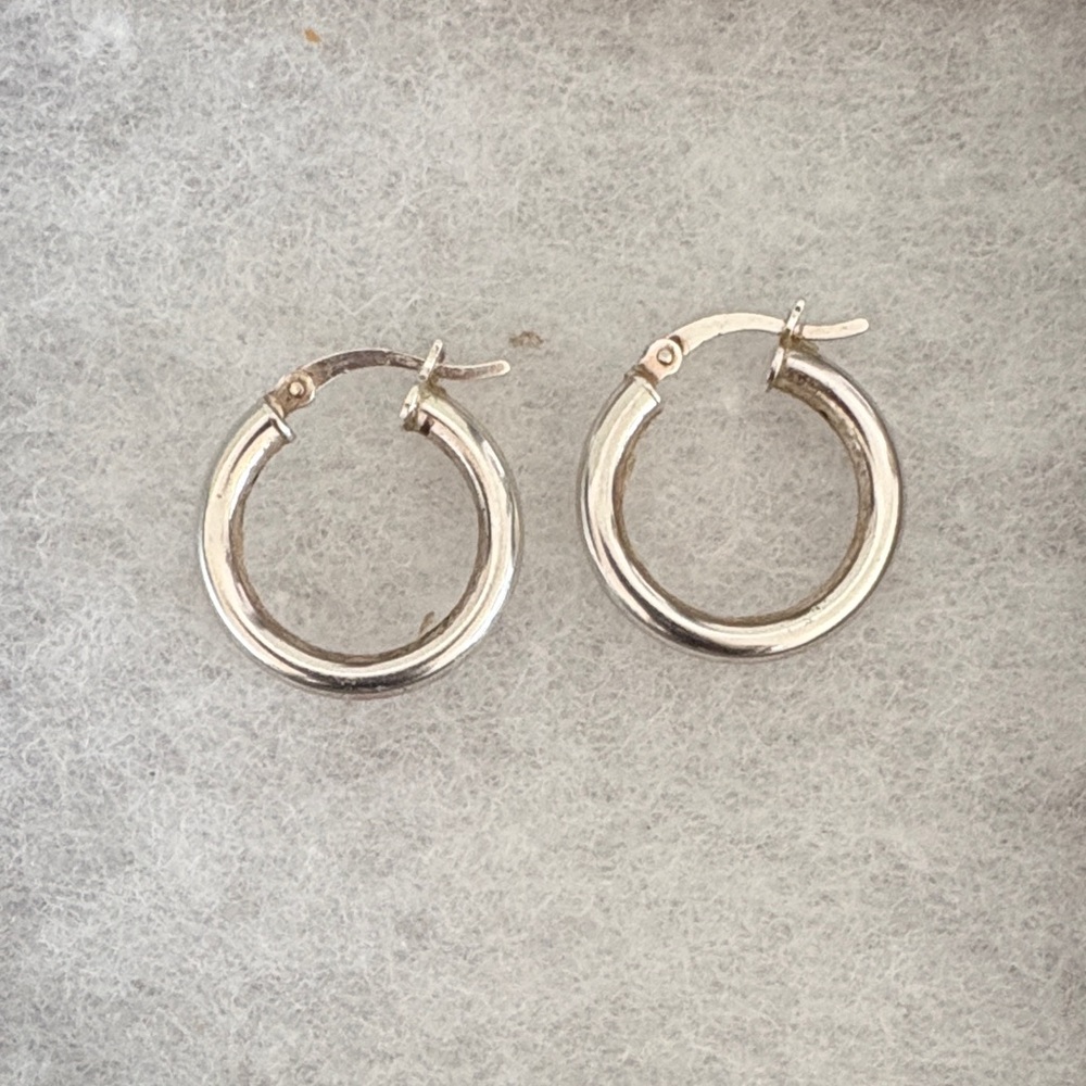Classic Silver Hoop Earrings - Women Jewelry Earrings